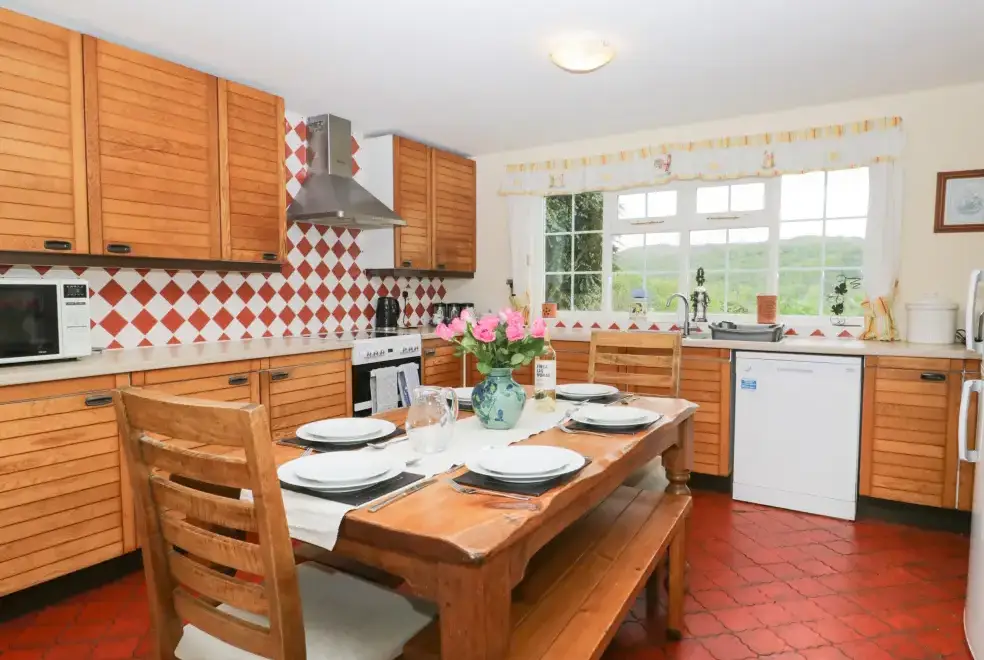 Farmhouse style kitchen at Peel Place Noddle