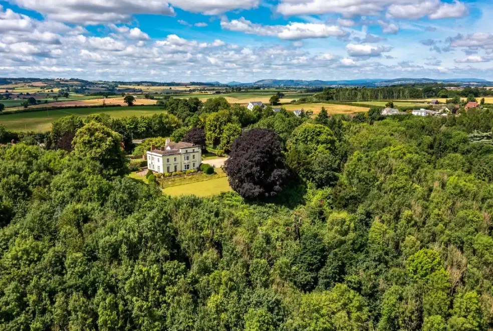 Countryside views at Pencraig Court