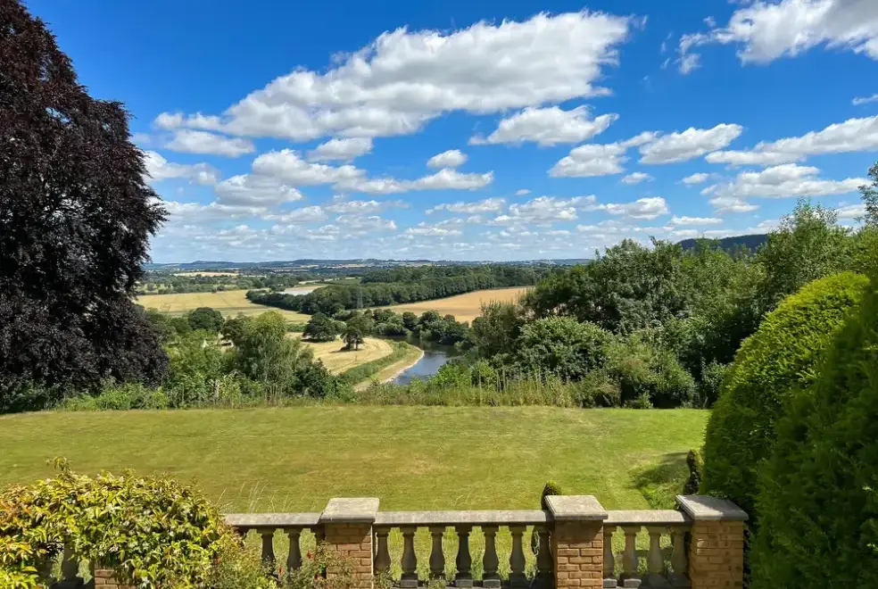Countryside views at Pencraig Court
