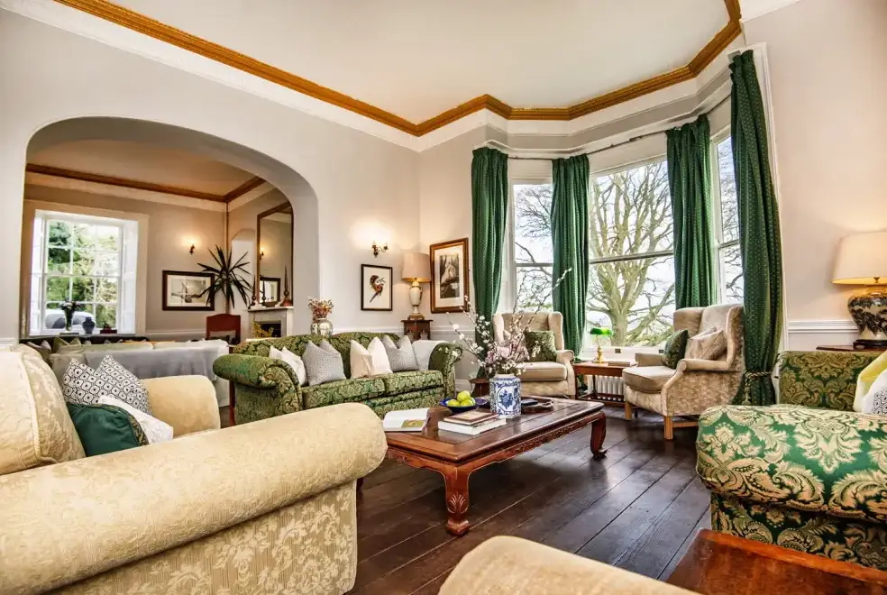 Drawing room at Pencraig Court