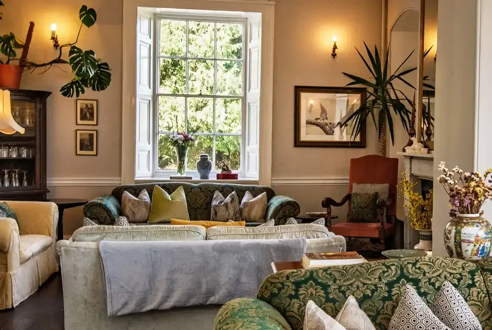 Drawing room at Pencraig Court