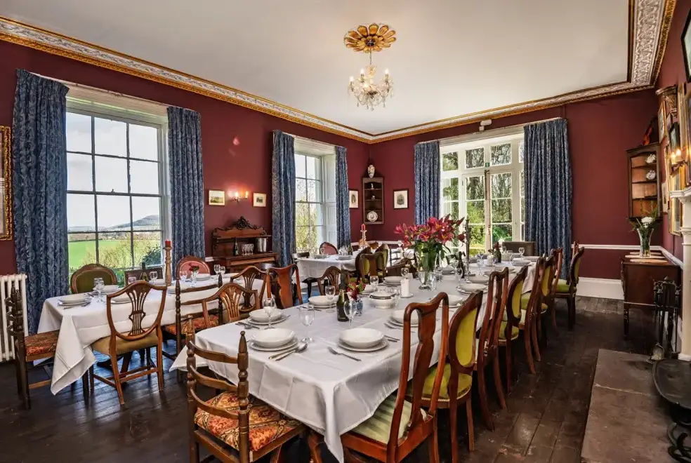 Dining room at Pencraig Court