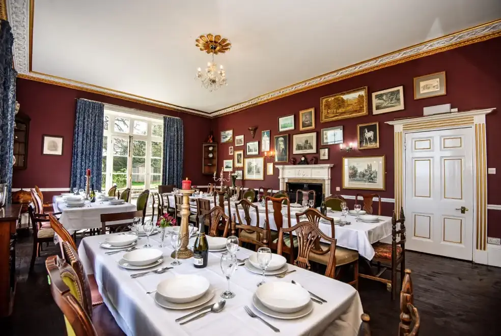 Dining room at Pencraig Court