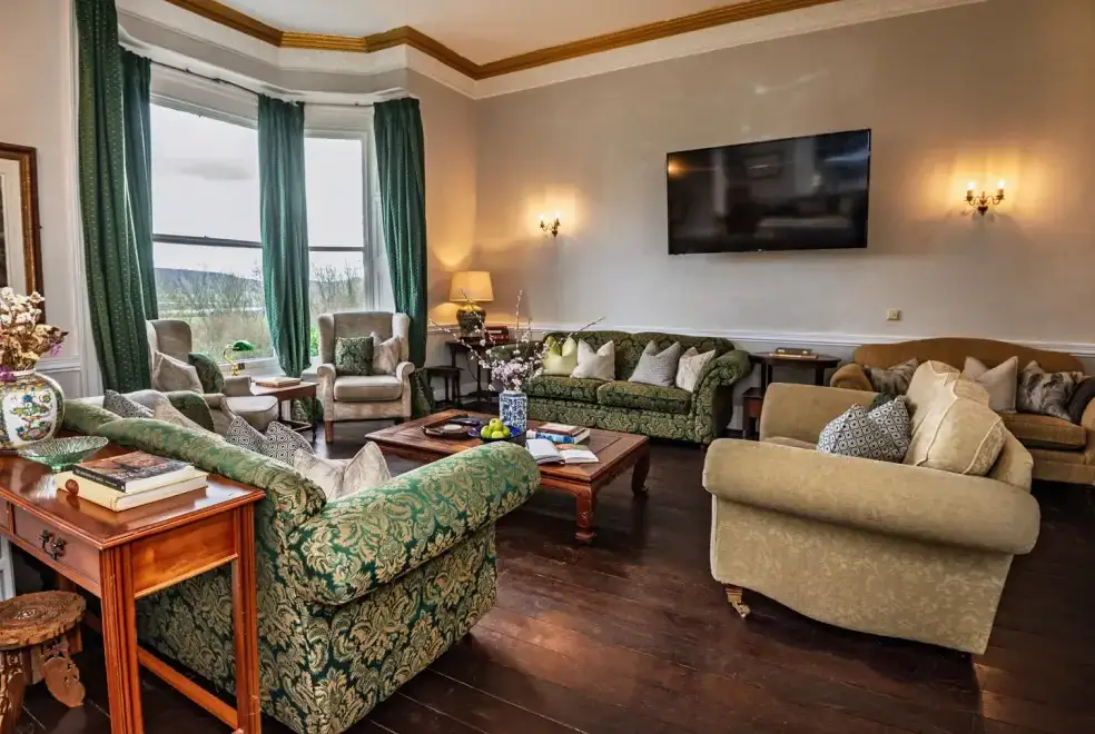 Drawing room at Pencraig Court