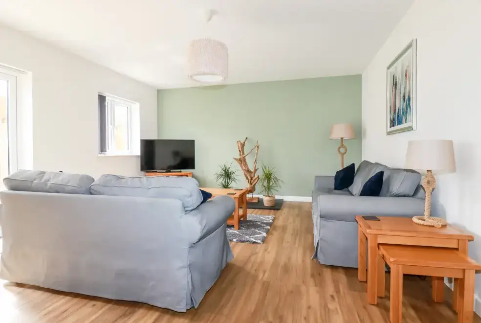 Lounge at Penn-An-Vownder Holiday Bungalow