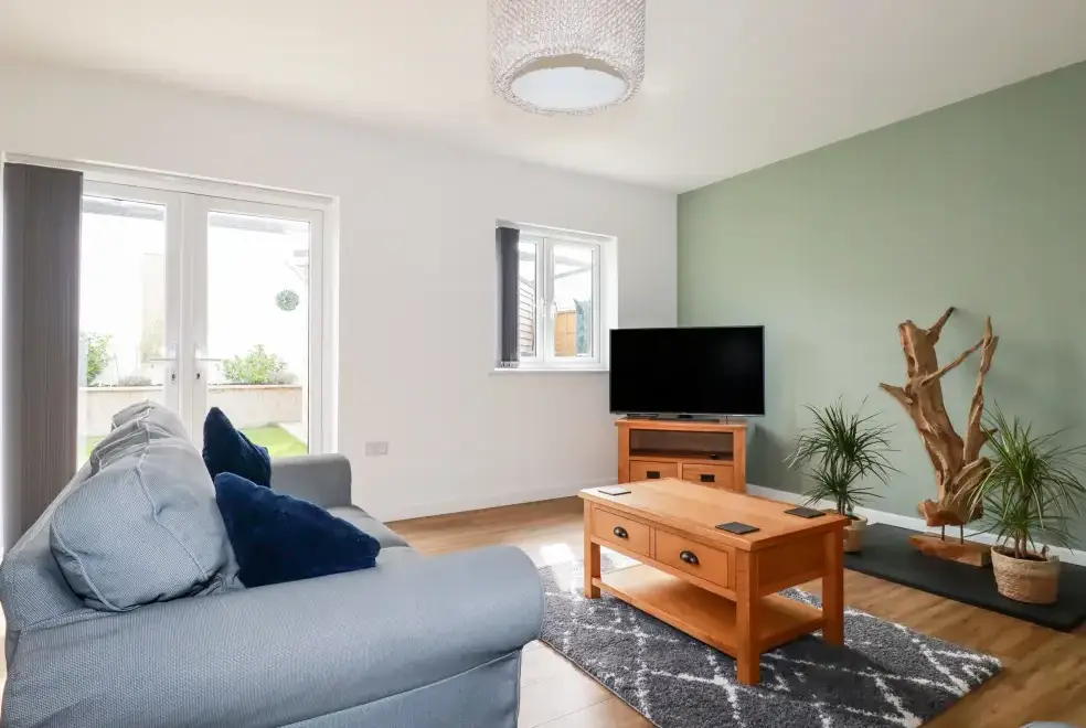 Lounge at Penn-An-Vownder Holiday Bungalow