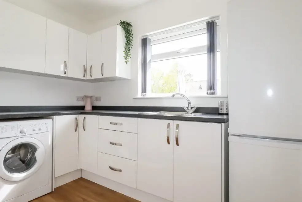 Utility room at Penn-An-Vownder Holiday Bungalow