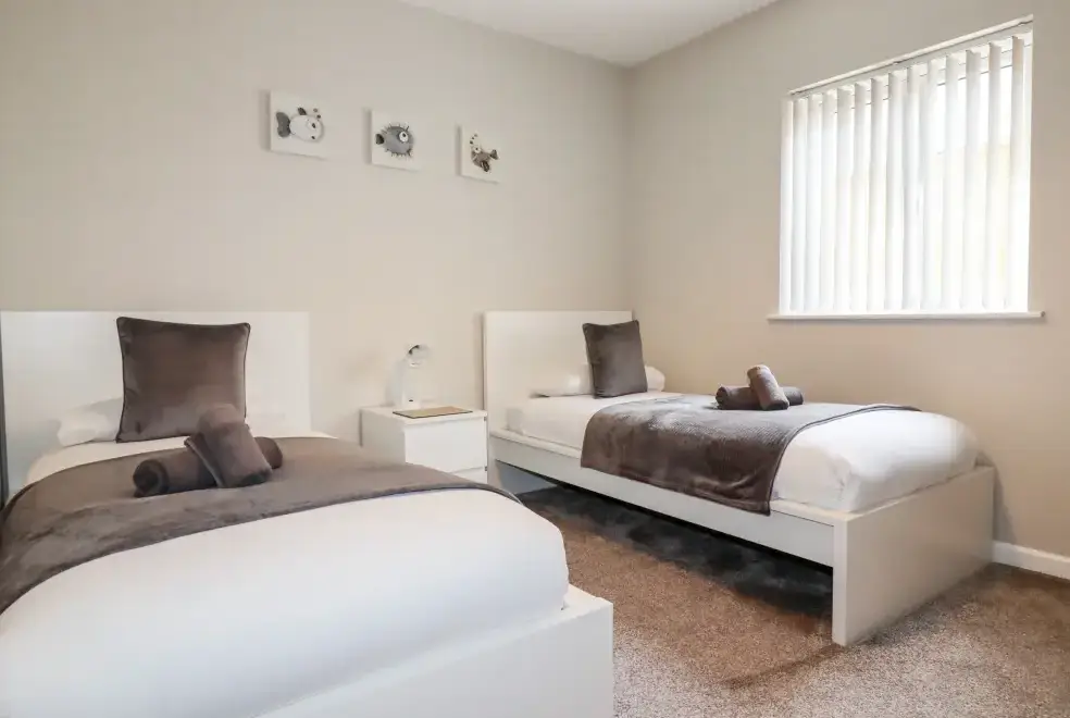 Bedroom at Penn-An-Vownder Holiday Bungalow