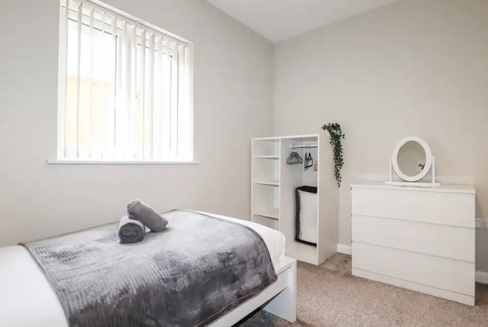 Bedroom at Penn-An-Vownder Holiday Bungalow