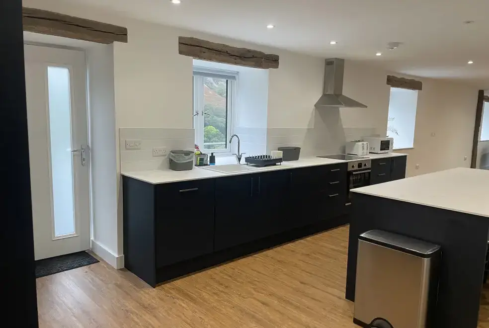 Kitchen/diner at Pennant Uchaf