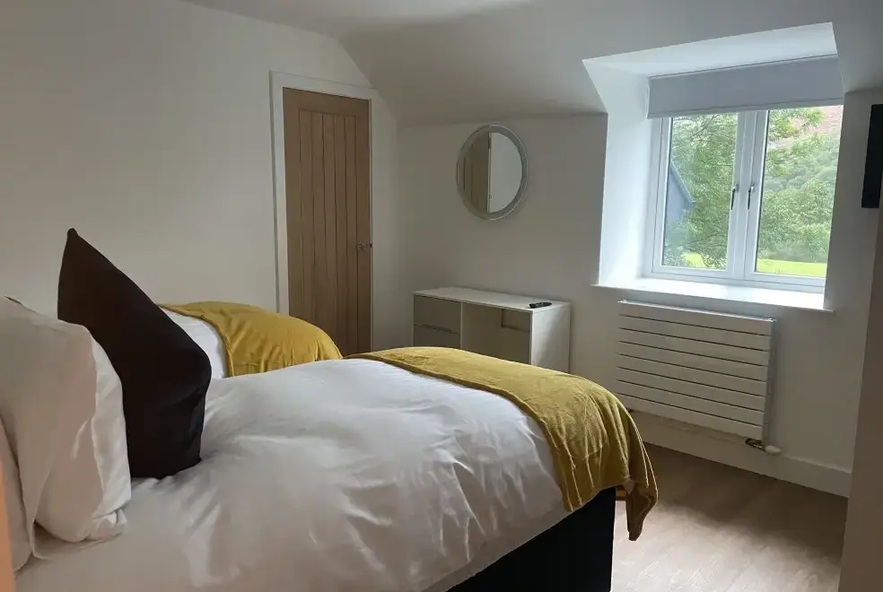 Bedroom at Pennant Uchaf