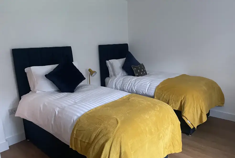 Bedroom at Pennant Uchaf