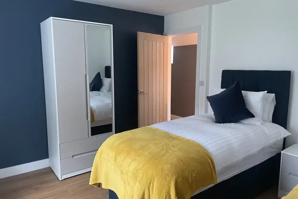 Bedroom at Pennant Uchaf