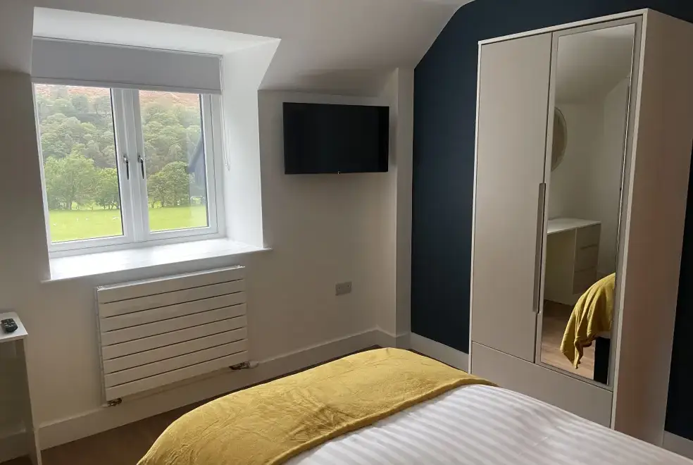 Bedroom at Pennant Uchaf