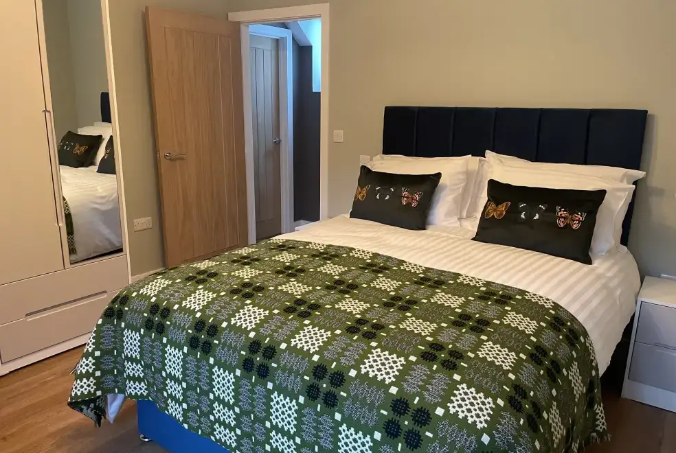 Bedroom at Pennant Uchaf