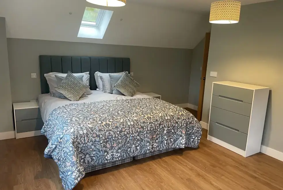 Bedroom at Pennant Uchaf