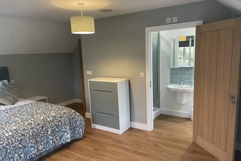 Bedroom at Pennant Uchaf