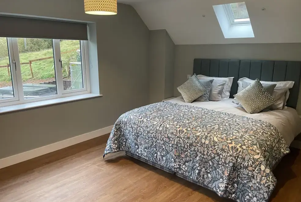 Bedroom at Pennant Uchaf