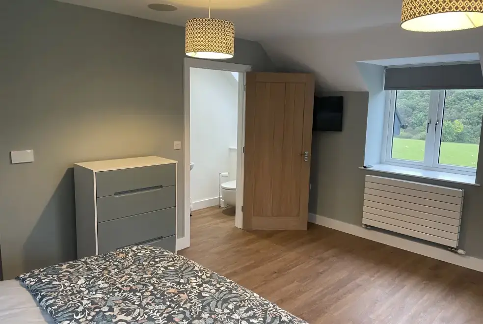 Bedroom at Pennant Uchaf