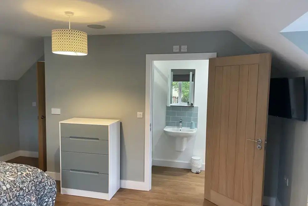 Bedroom at Pennant Uchaf