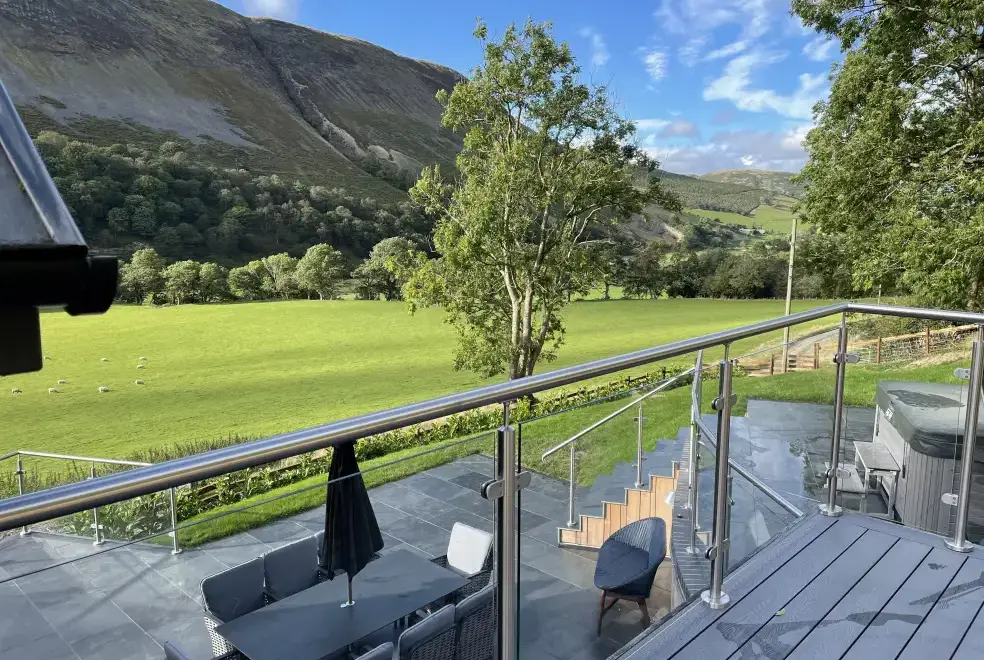 Countryside views at Pennant Uchaf