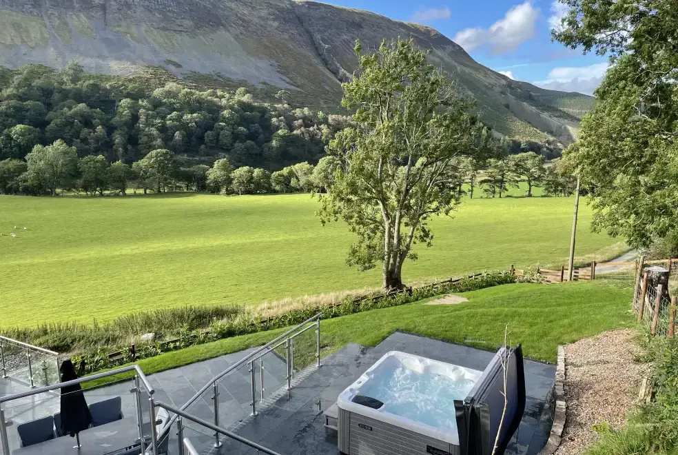 Countryside views at Pennant Uchaf