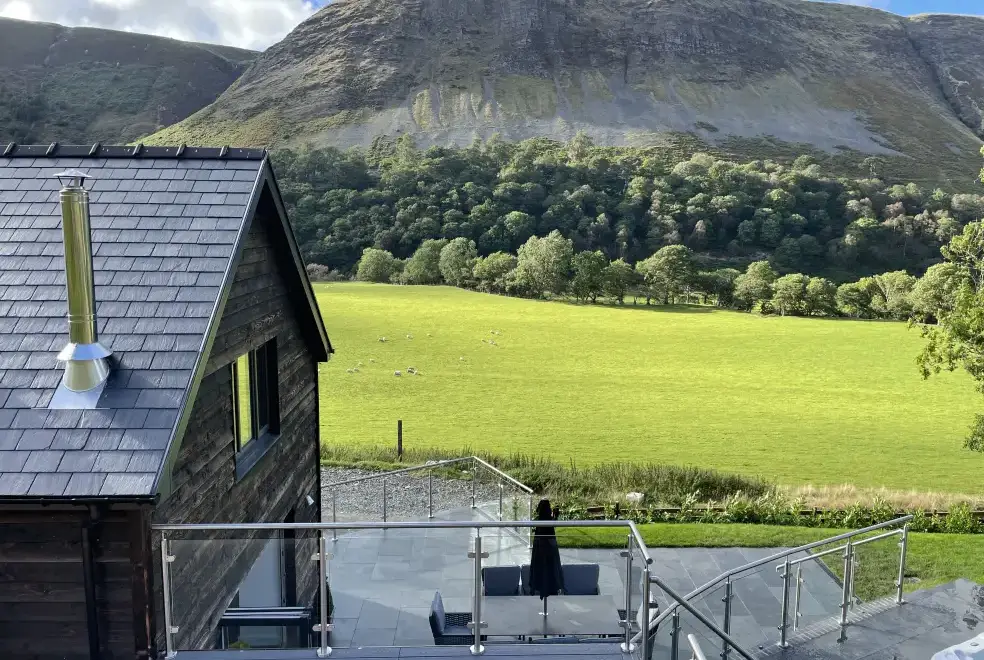 Countryside views at Pennant Uchaf