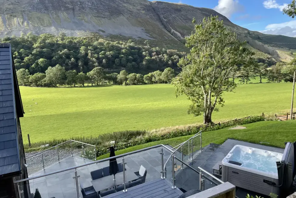 Countryside views at Pennant Uchaf