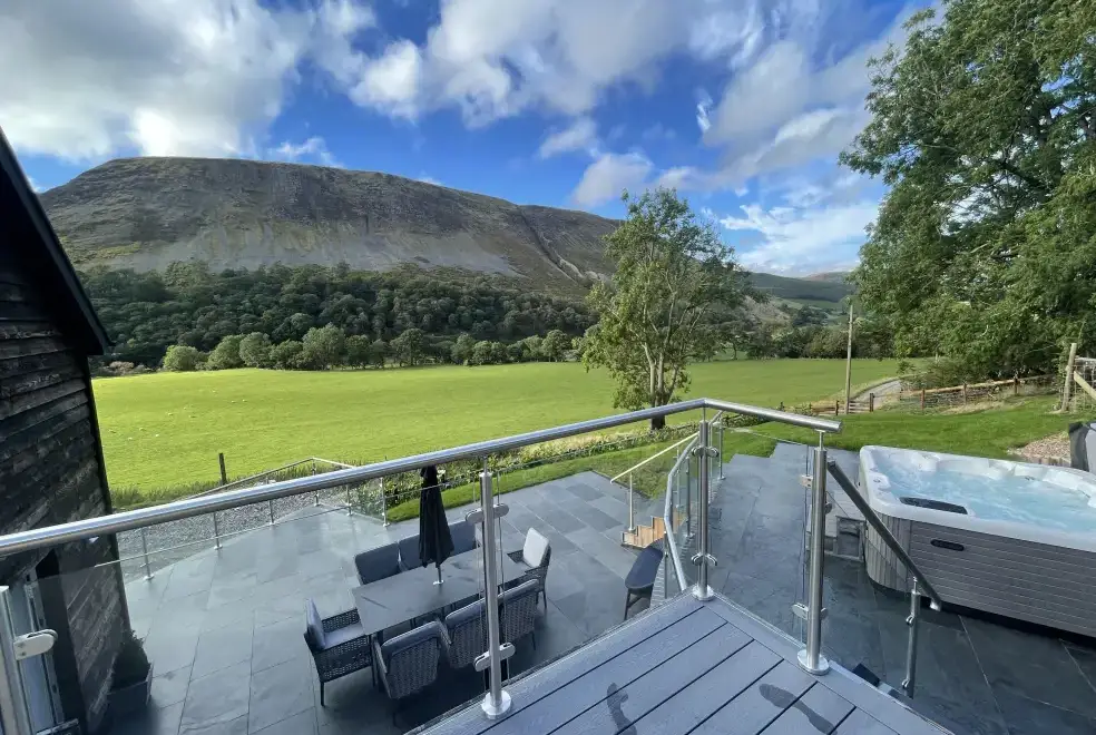 Countryside views at Pennant Uchaf