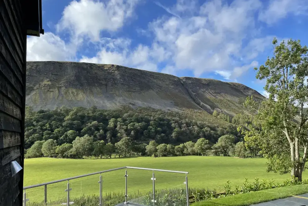 Countryside views at Pennant Uchaf
