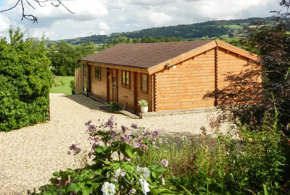 Countryside views at Pennylands Hill View Lodge