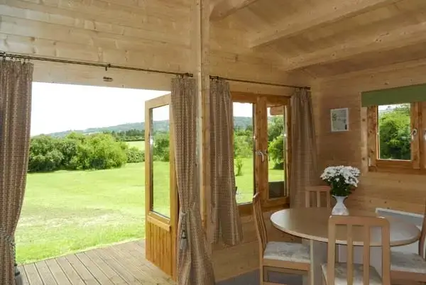 Countryside views at Pennylands Willow Lodge