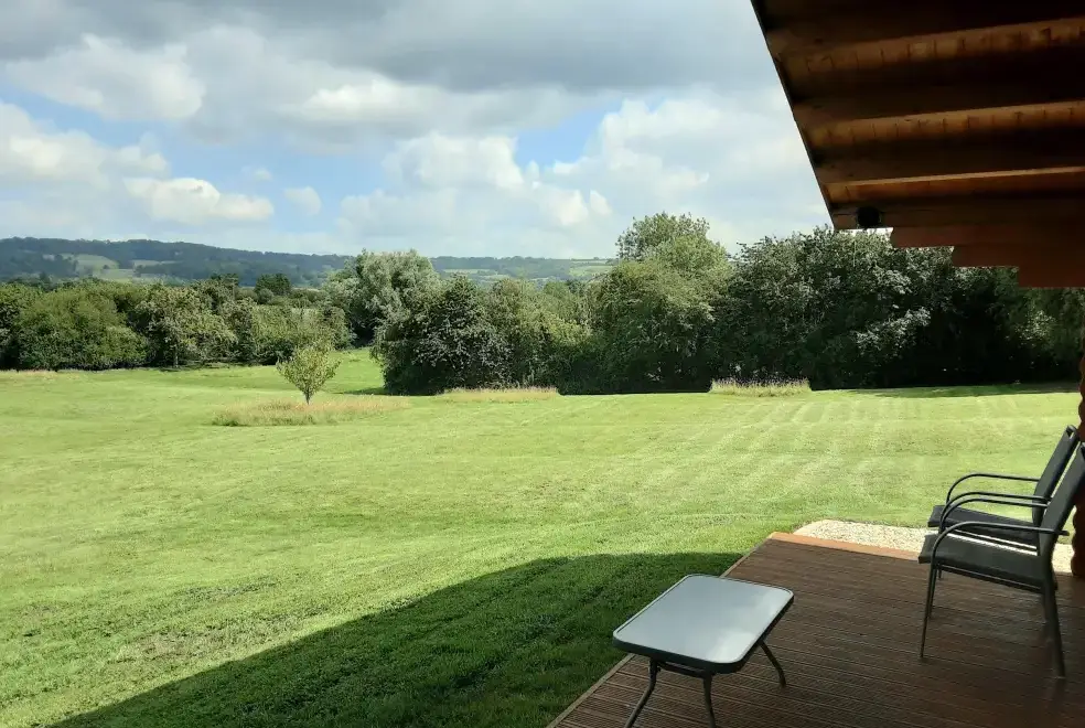 Countryside views at Pennylands Willow Lodge
