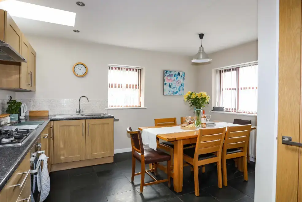 Kitchen/diner at Penrallt Cottage