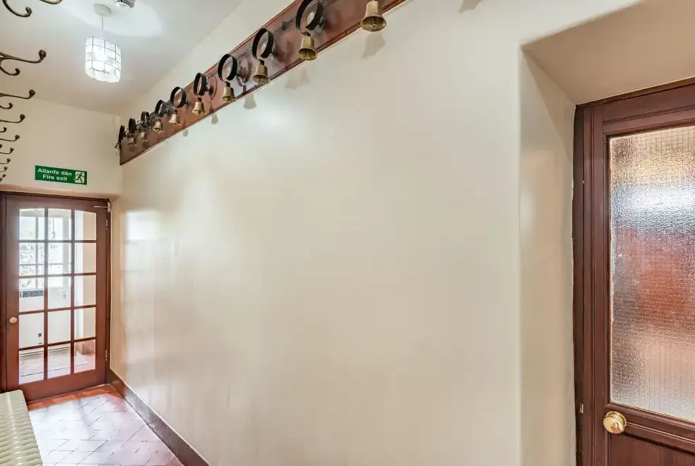 Boot room at Pensarn Hall Dogs-welcome Cottage, Snowdonia North Wales 