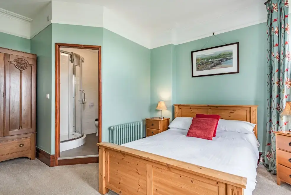 Bedroom at Pensarn Hall Dogs-welcome Cottage, Snowdonia North Wales 