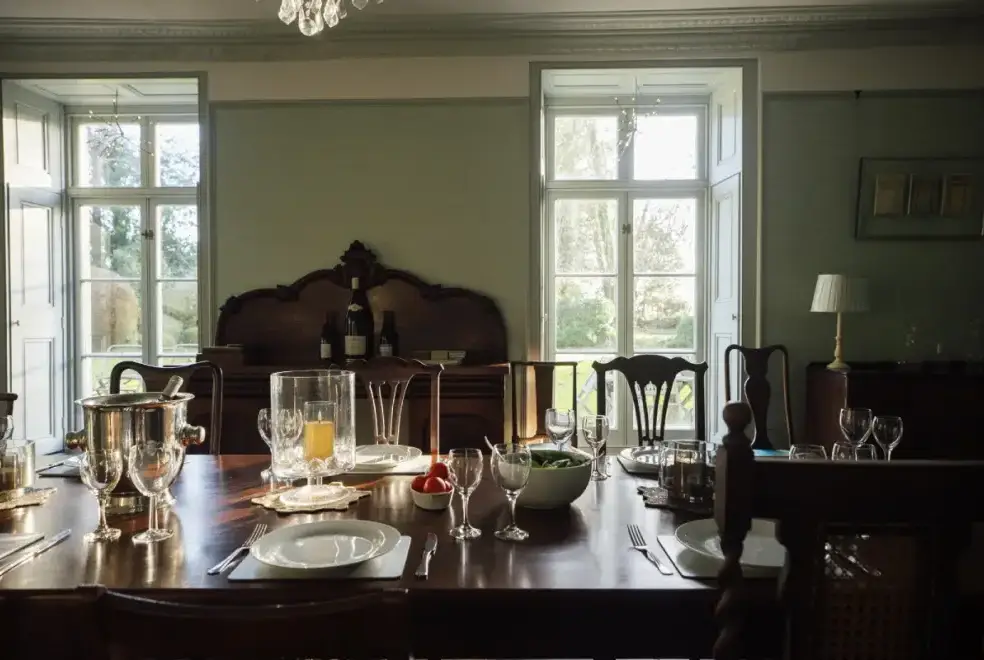 Dining room at Penty Parc