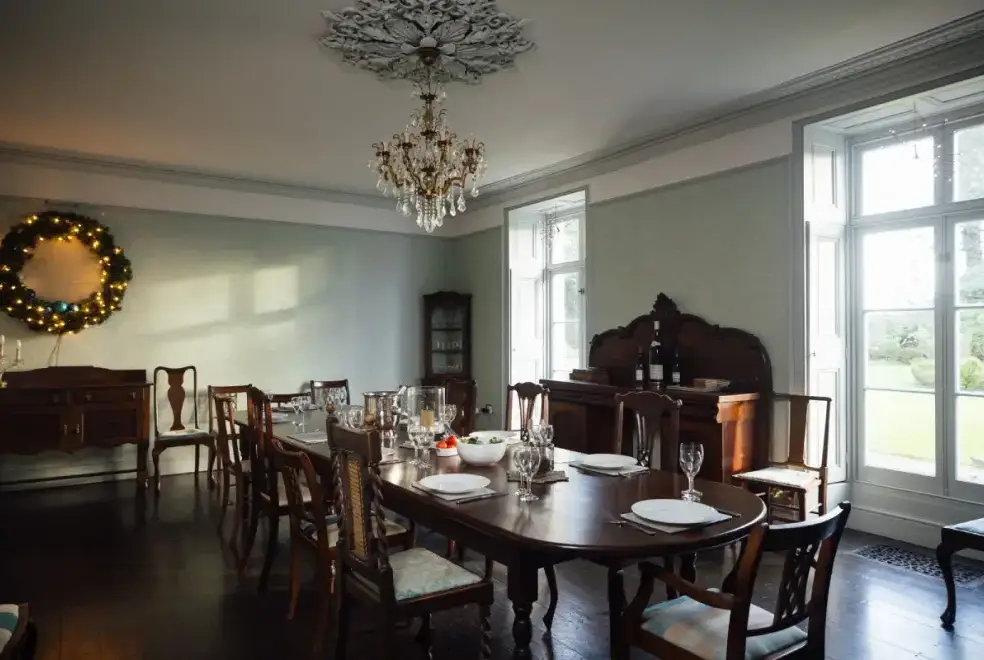 Dining room at Penty Parc