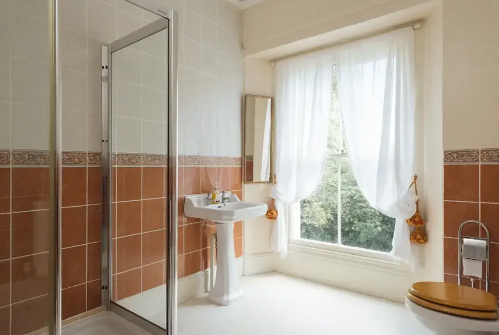Shower room at Penty Parc
