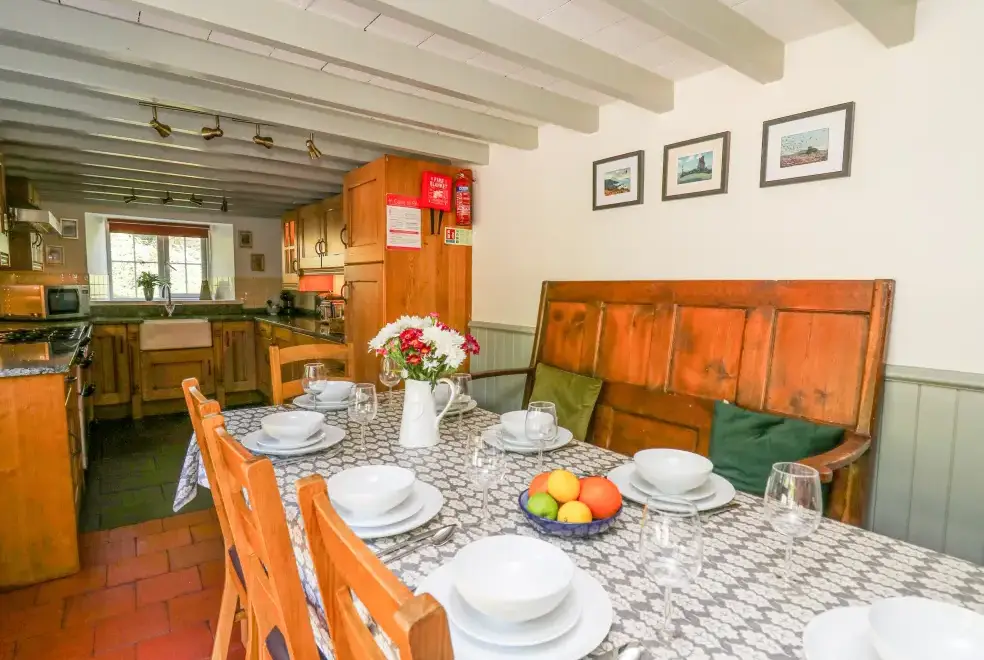 Kitchen/diner at Penuwch Fach