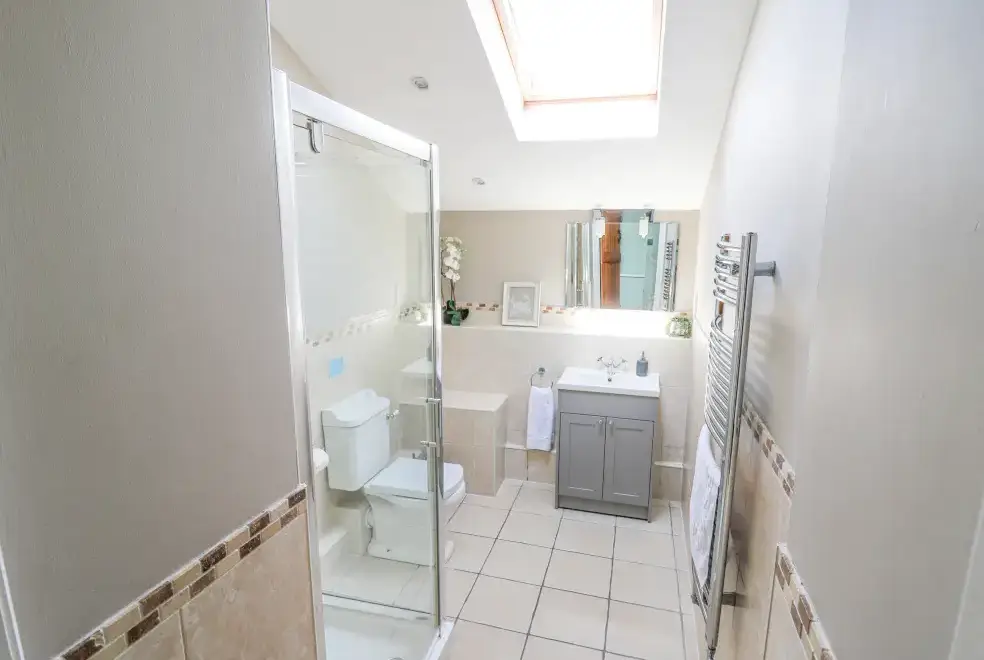 Shower room at Penuwch Fach