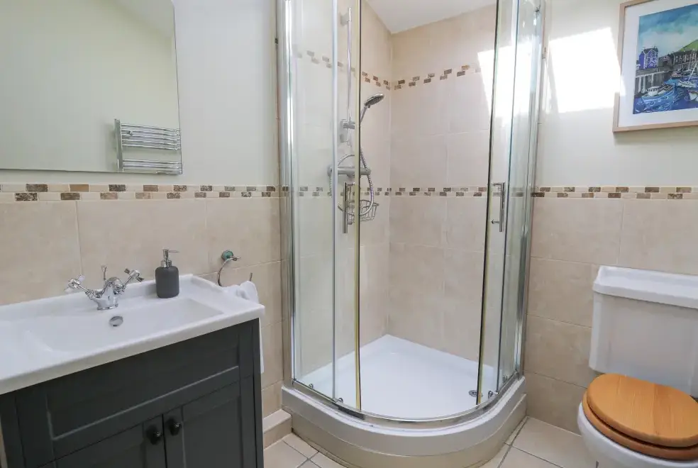 Shower room at Penuwch Fach