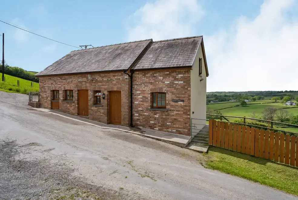 Penybanc Farm Barn, from the outside
