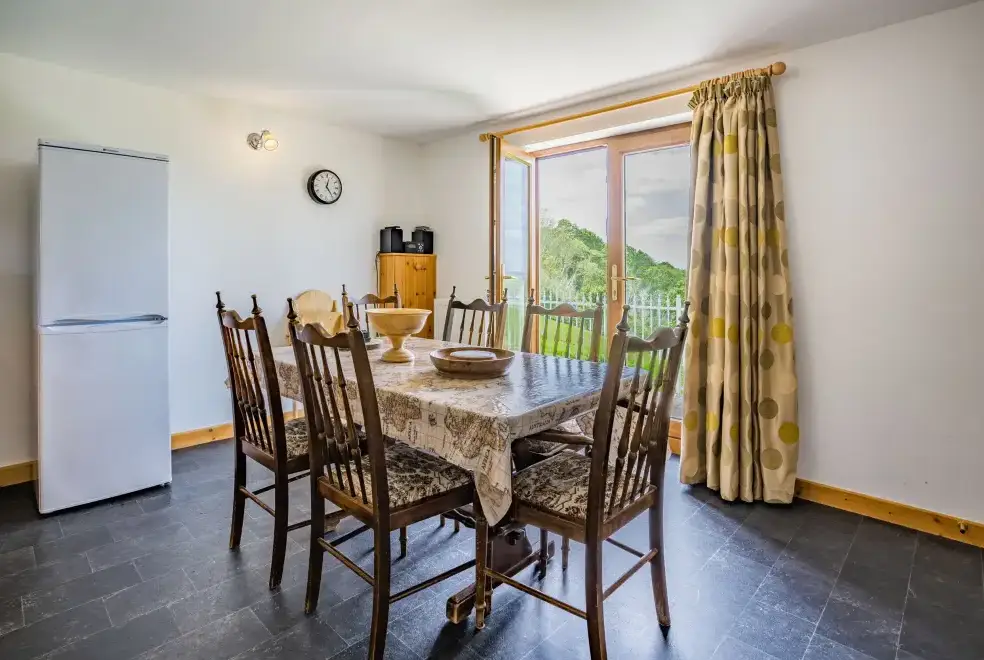 Dining room at Penybanc Farm Barn