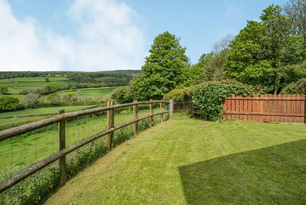 Countryside views at Penybanc Farm Barn