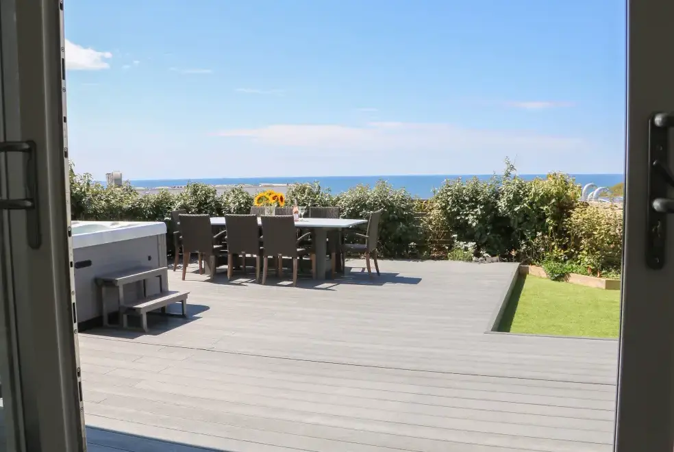 Decked area at Pepperpots