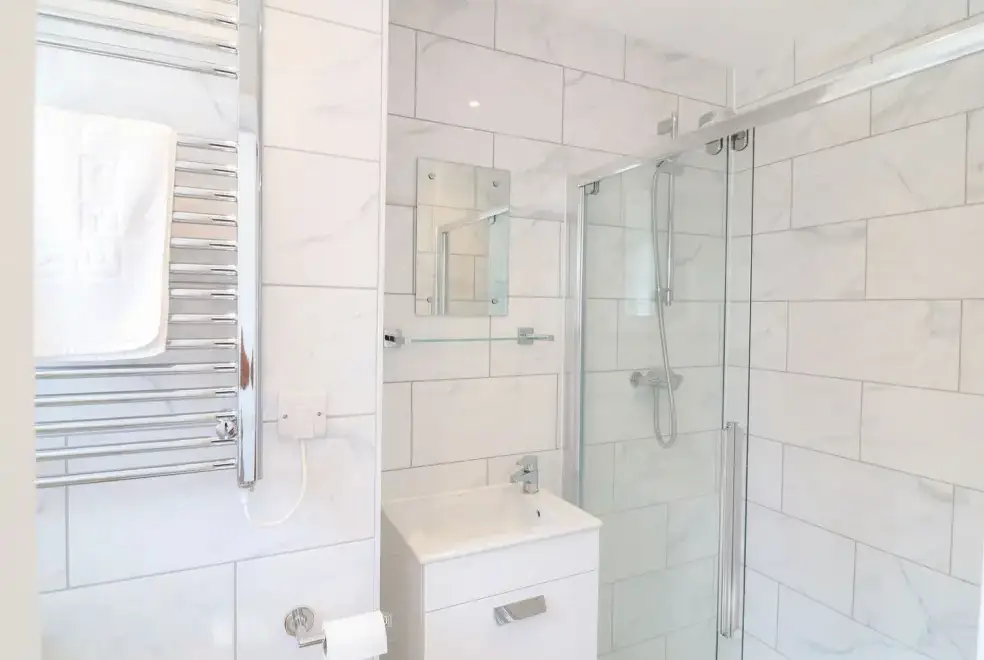 Shower room at Pepperpots