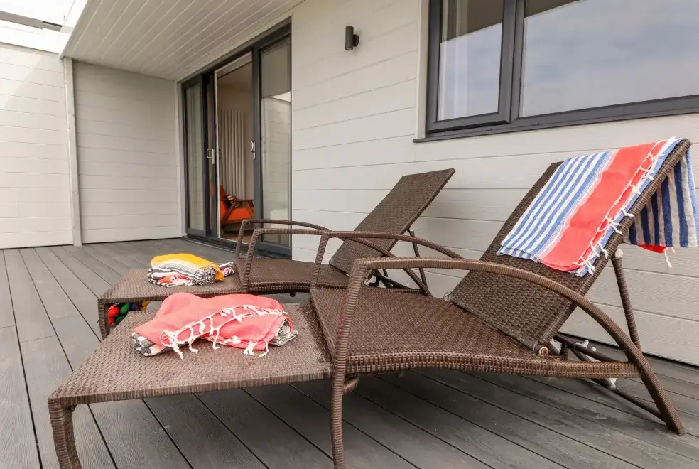 Decked area at Pepperpots