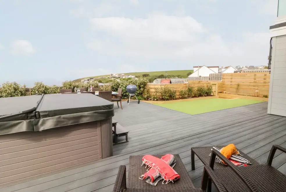 Decked area at Pepperpots