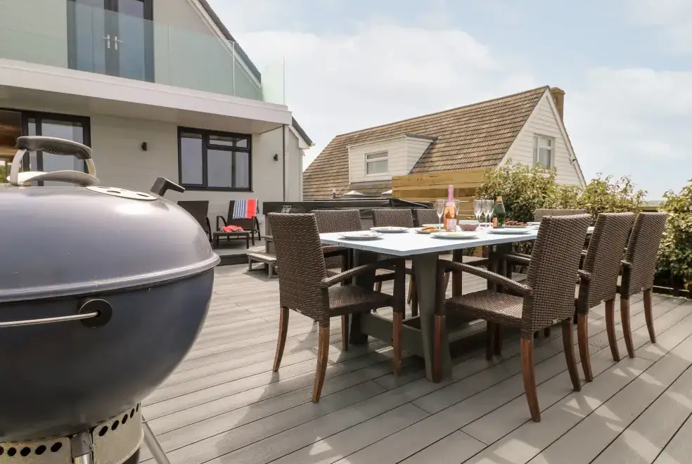 Decked area at Pepperpots